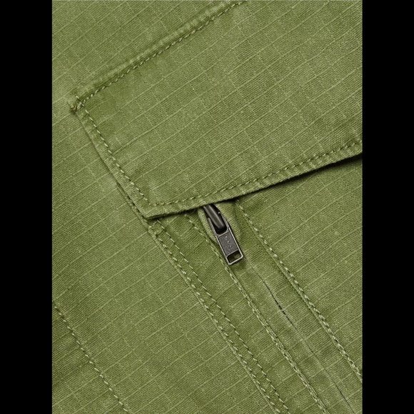 NWOT ATM Anthony Thomas Melillo Ripstop Cotton Cargo Field Jacket Green Size M/L - Picture 5 of 15